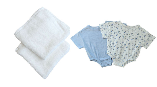 Why Bamboo Washcloths and Organic Cotton Newborn Clothes Are a Must-Have for Babyskin