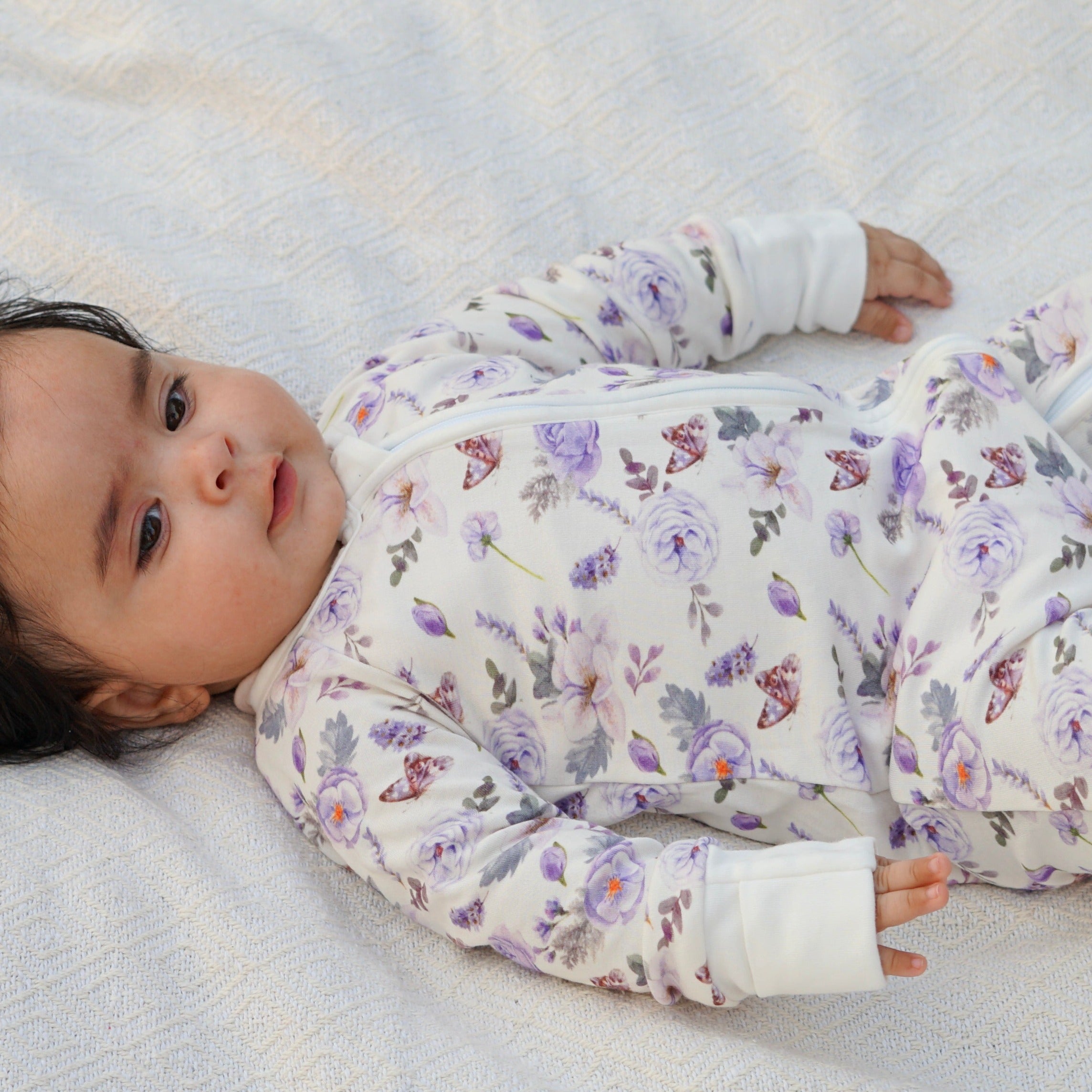 Smart Bamboo Zipper Romper - Flower Garden – Issy & Lilo Smart Bamboo Zipper Romper - Flower Garden – Issy & Lilo