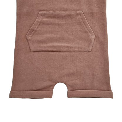 Organic Cotton Dungaree - Almond Brown