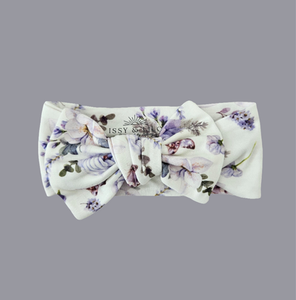 Bamboo & Organic Cotton Headband  0-3m - Flower Garden