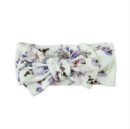 Bamboo & Organic Cotton Headband  0-3m - Flower Garden