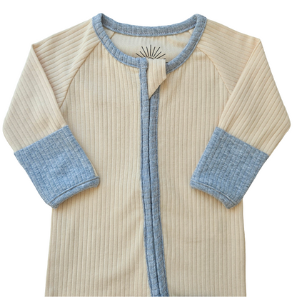 Smart Organic Cotton Zipper Rompers Set 2