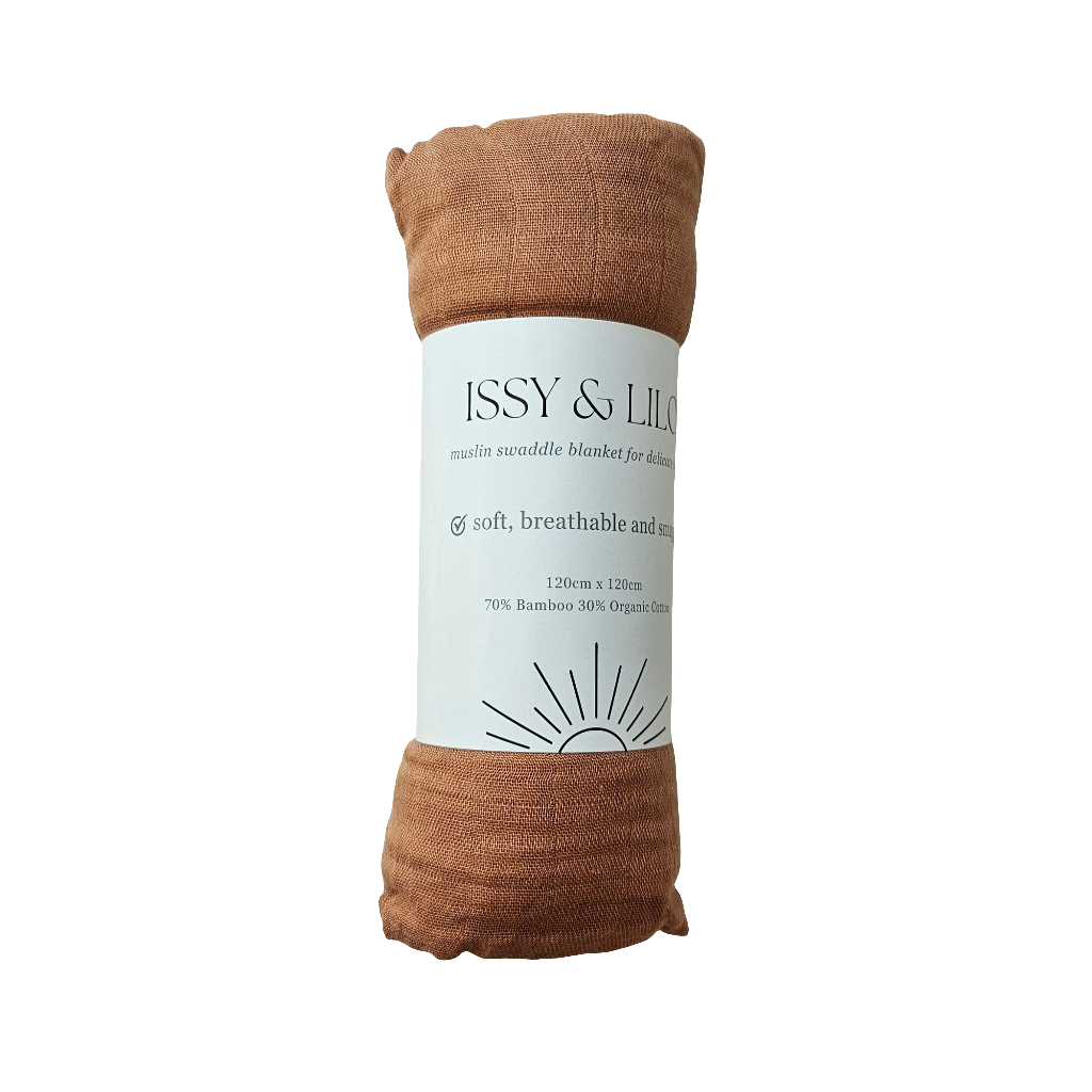 Ultra Soft Bamboo Swaddle - Milk Chocolate