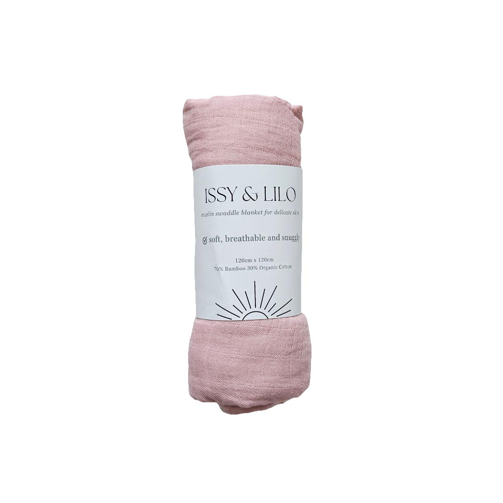 Ultra Soft Bamboo Swaddle - Light pink