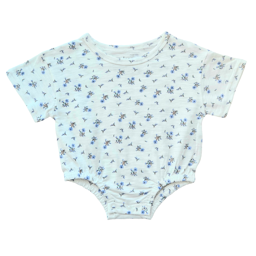 Oversized Organic Cotton Bodysuit - Little Flower