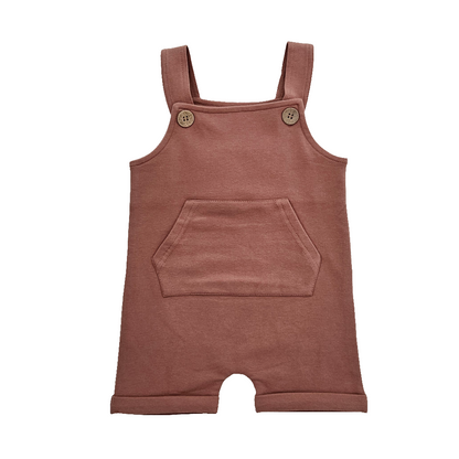 Organic Cotton Dungaree - Almond Brown