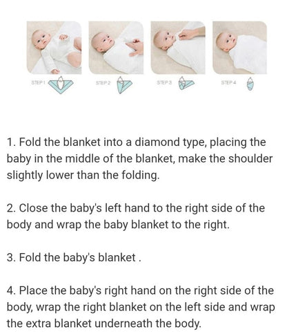 Ultra Soft Bamboo Swaddle - Light blue