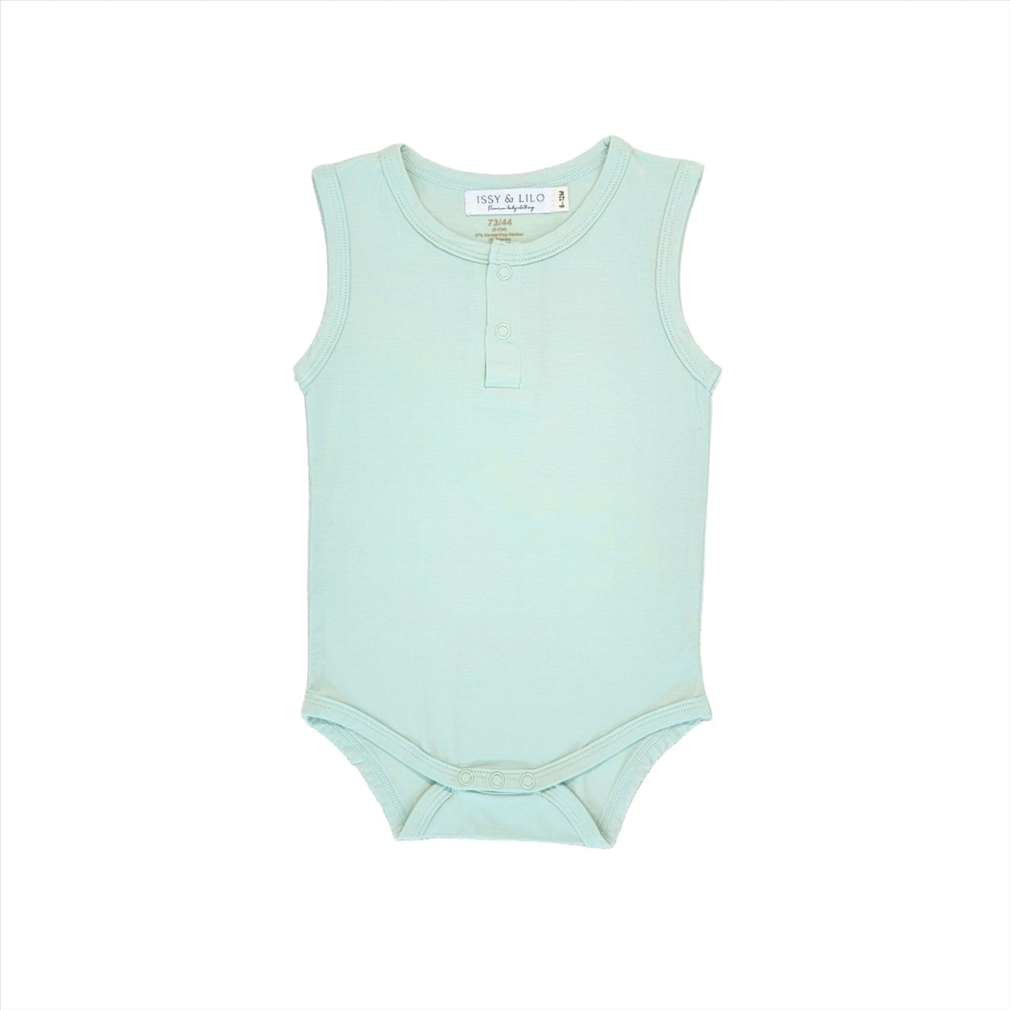 Sleeveless Bamboo Bodysuit - Green